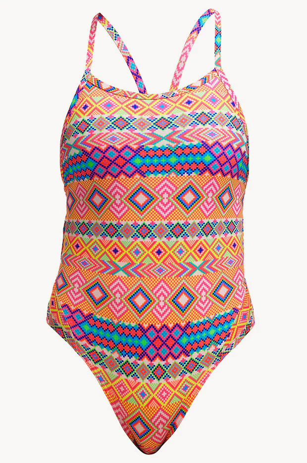 Girls Devil In Detail Twisted One Piece - Image 2