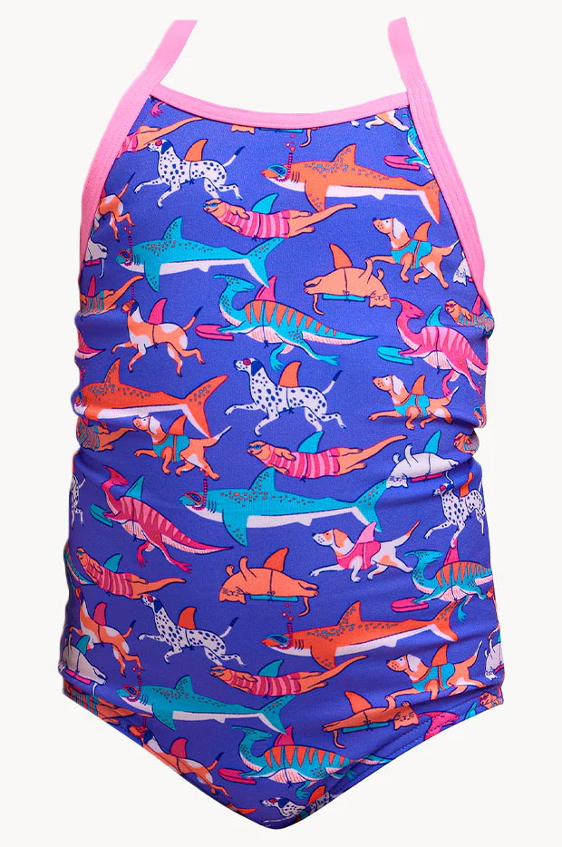 Girls Doggie Paddle One Piece - Image 3