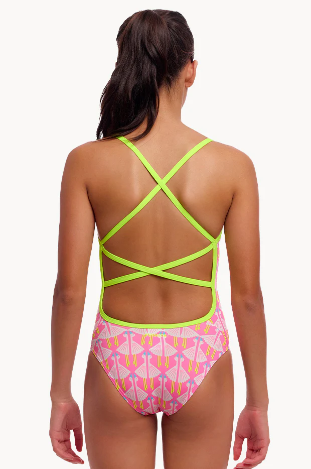 Girls Duck Duck Goose Strapped In One Piece - Image 2