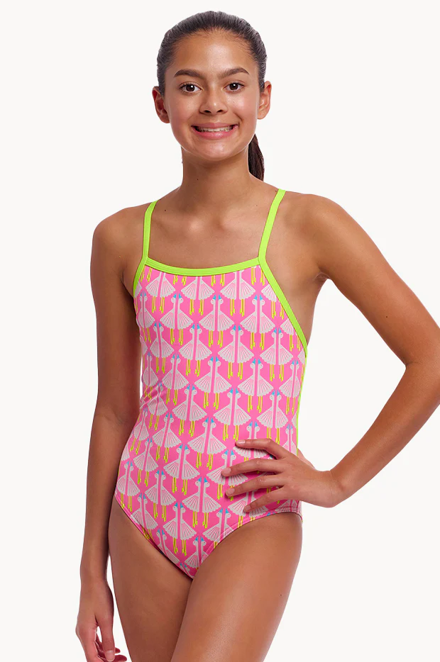 Girls Duck Duck Goose Strapped In One Piece - Image 3