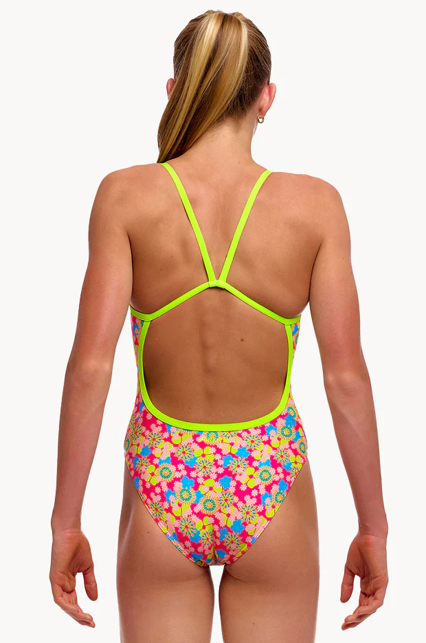 Girls Flow Blow Single Strap One Piece - Image 2