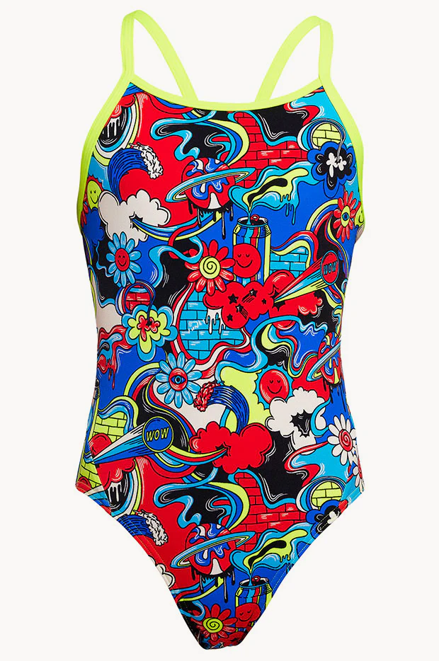 Girls Happy Jack Diamond Back One Piece - Image 3