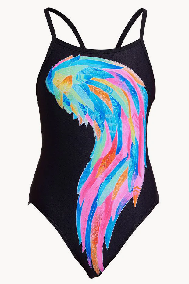 Girls Icarus Ink Single Strap One Piece - Image 3