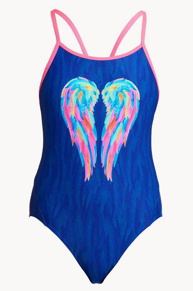 Girls Icarus Wings Diamond Back One Piece - Image 3