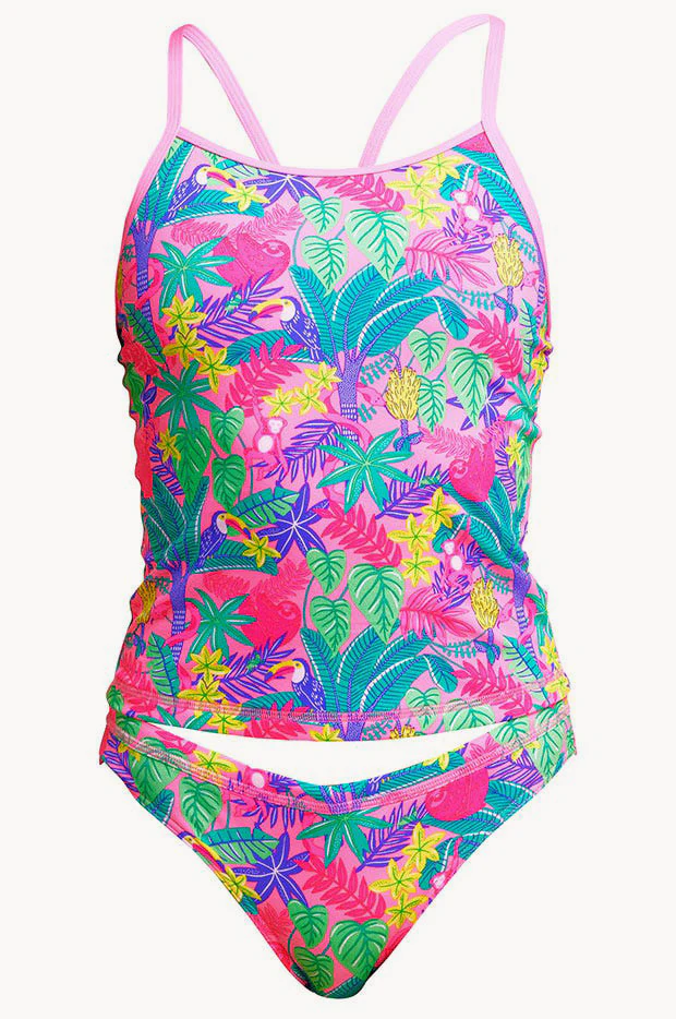 Girls Jungle Party Tankini Set - Image 3