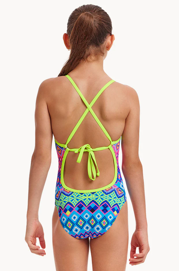 Girls Kris Kringle Tie Me Tight One Piece - Image 2