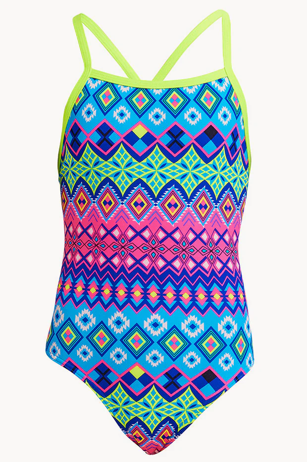 Girls Kris Kringle Tie Me Tight One Piece - Image 3