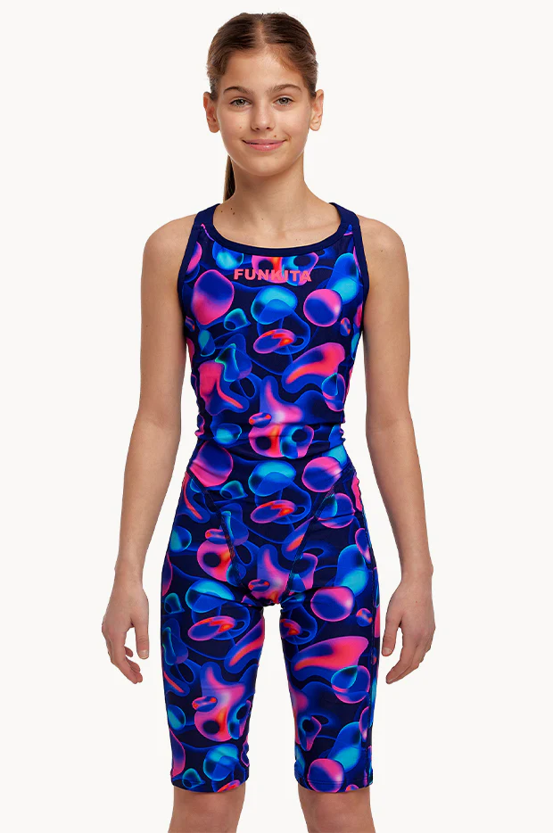 Girls Liquid Lights Fast Legs One Piece