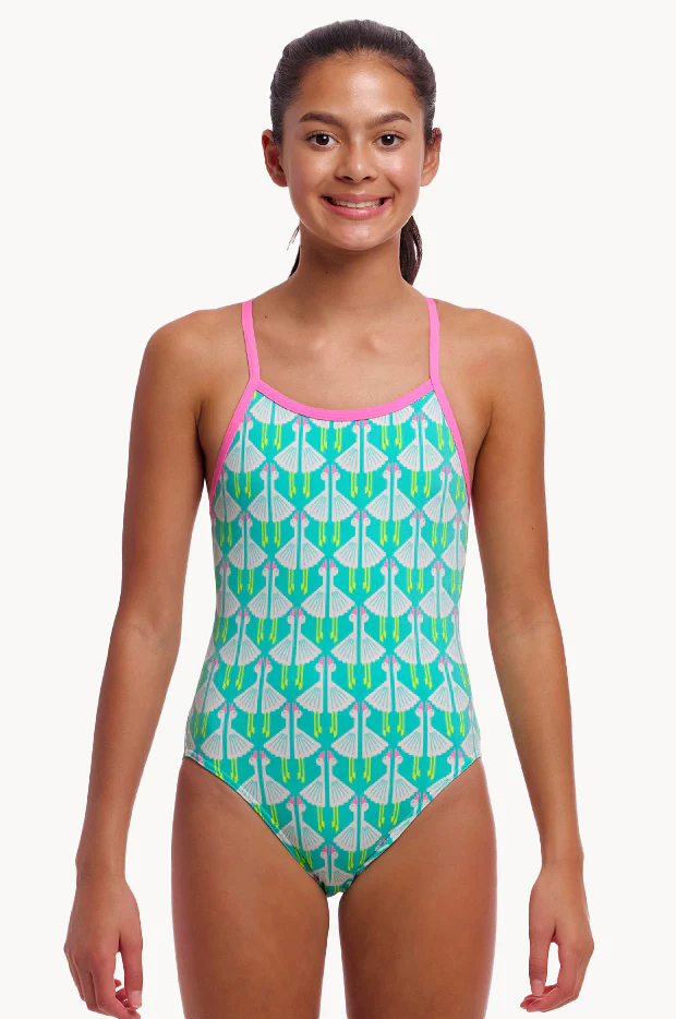 Girls Loose Goose Single Strap One Piece