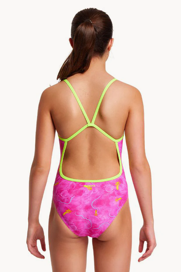 Girls Love Lights Single Strap One Piece - Image 2