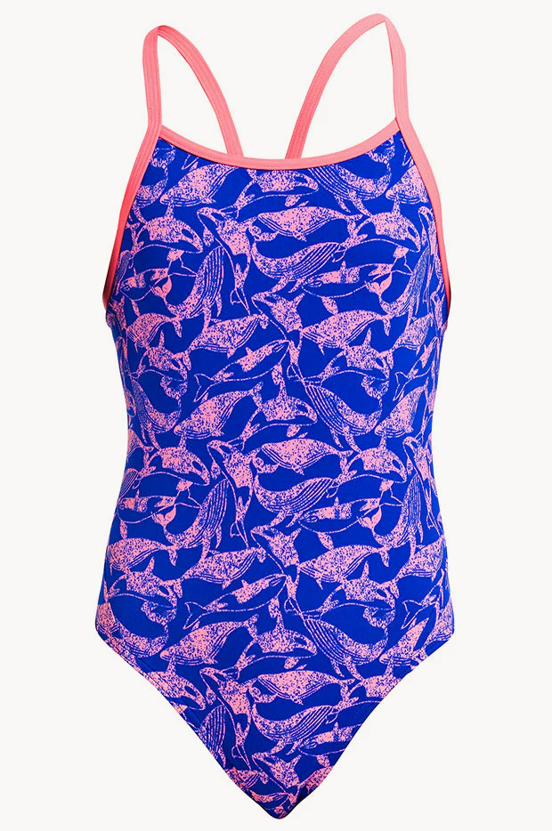 Girls Minky Pinky Diamond Back One Piece - Image 3