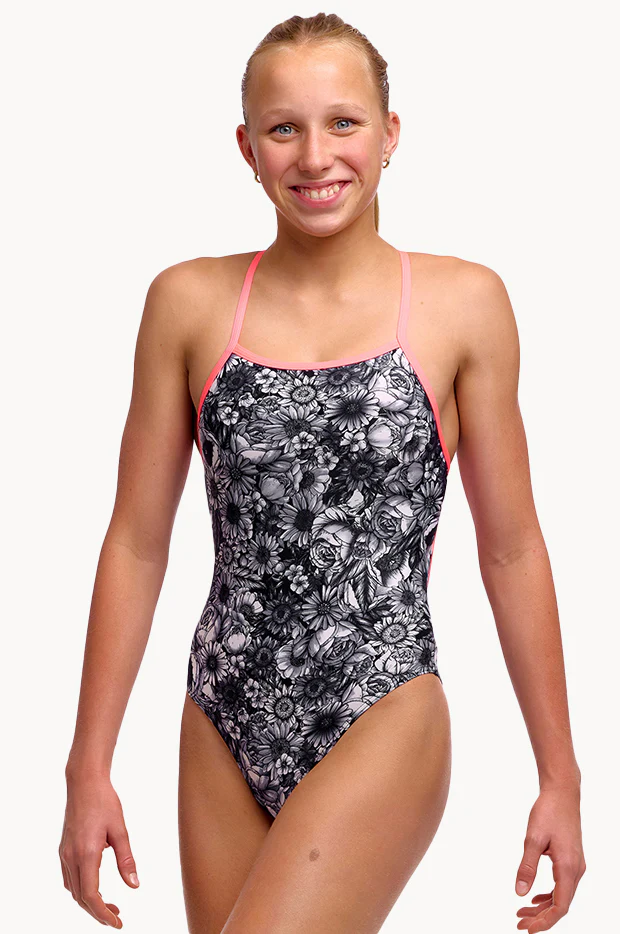 Girls Nights Rose Tie Me Tight One Piece - Image 3