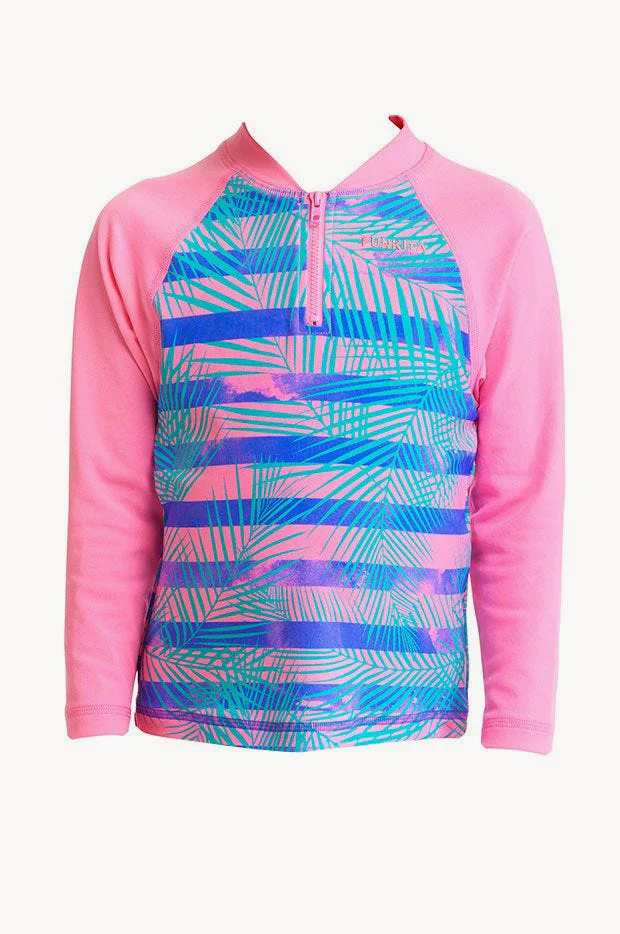 Girls Pastel Palm Suntop - Image 3