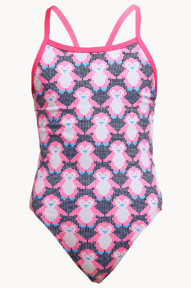 Girls Pen Guy Single Strap One Piece - Image 3