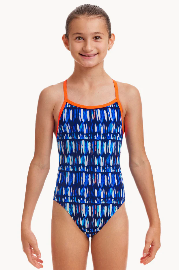 Girls Perfect Teeth Single Strap One Piece