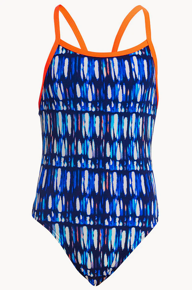 Girls Perfect Teeth Single Strap One Piece - Image 3