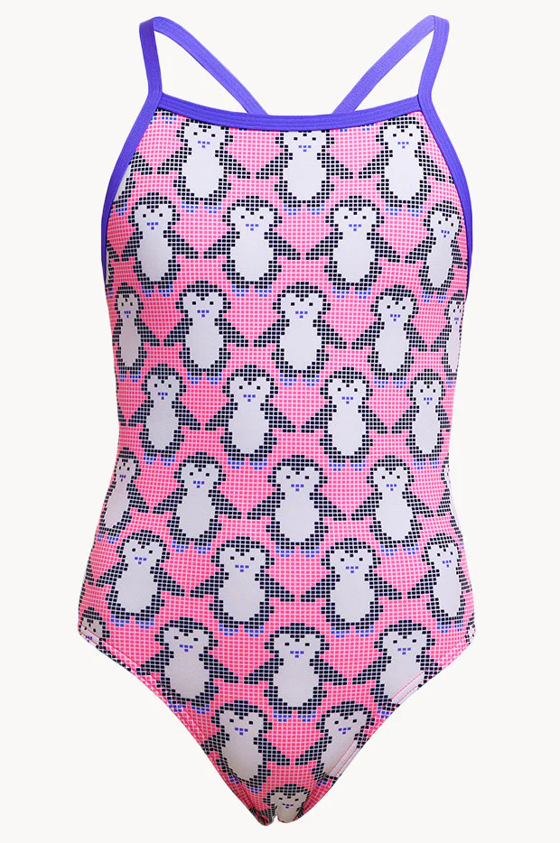 Girls Pixi Pengi Tie Me Tight One Piece - Image 3