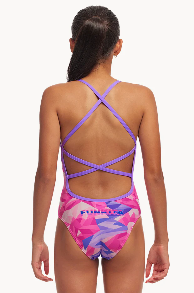 Girls Rockie High Strapped In One Piece - Image 2