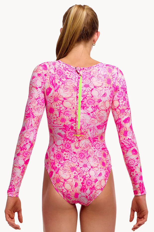 Girls Rosie Cheeky Long Shot Sunsuit - Image 2