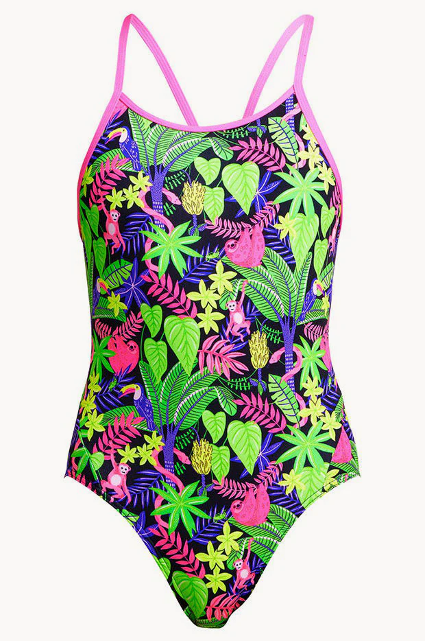 Girls Sloth Slumber Diamond Back One Piece - Image 3