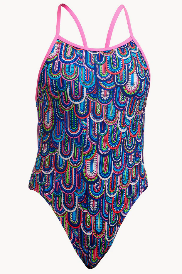 Girls Spread My Wings Single Strap One Piece - Image 2