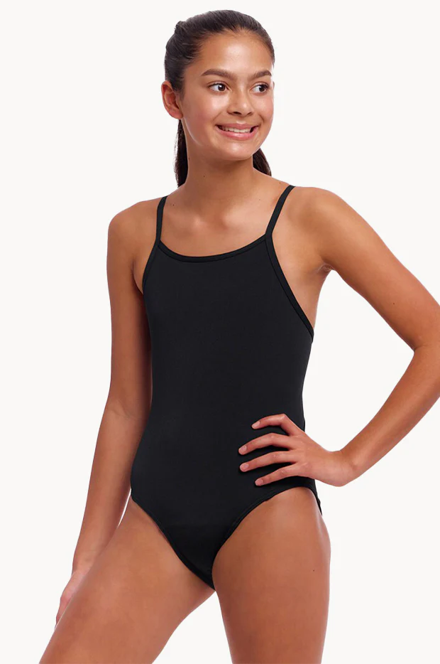 Girls Still Black Diamond Secure One Piece - Image 4