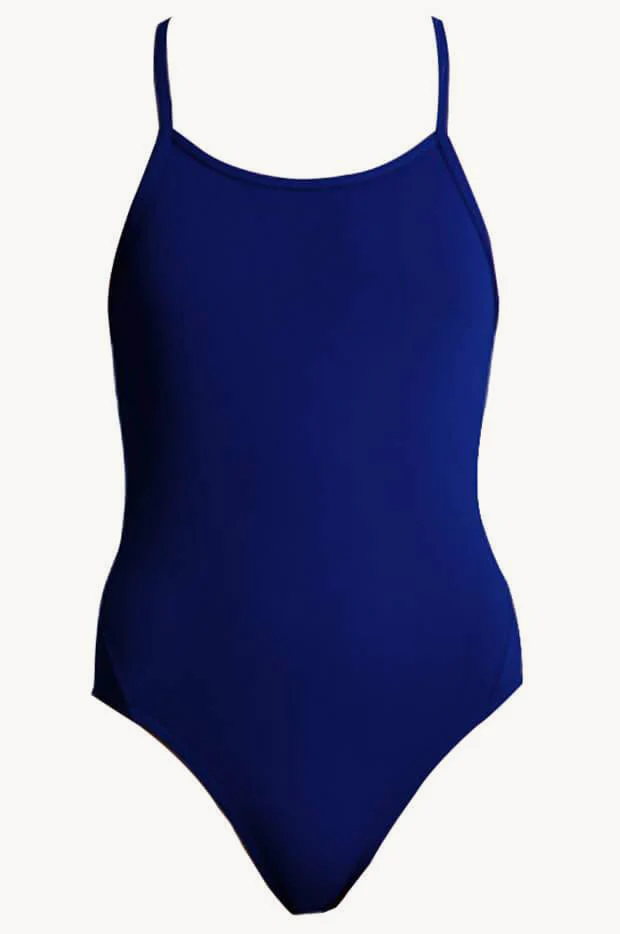 Girls Still Ocean Diamond Back One Piece - Image 3
