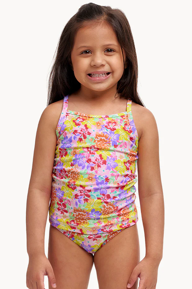 Girls Summer Garden Tankini Set