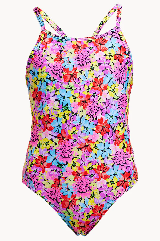 Girls Summer Nights Diamond Back One Piece - Image 3