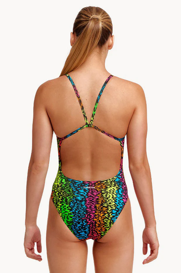 Girls Sunset West Eco Single Strap One Piece - Image 2