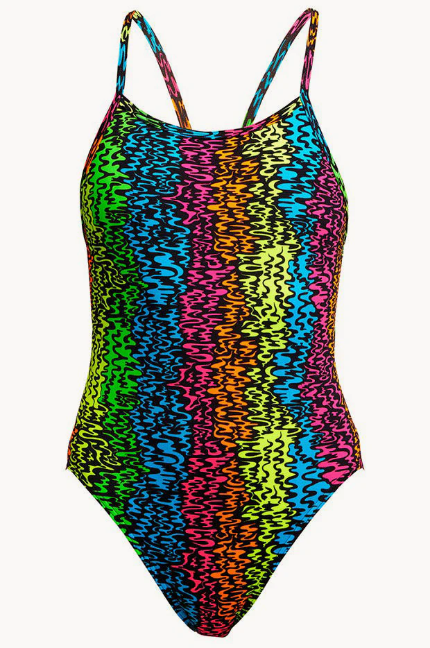 Girls Sunset West Eco Single Strap One Piece - Image 3