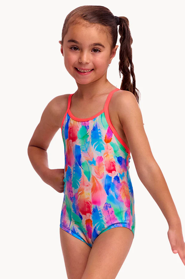 Girls Tickle Pink One Piece - Image 3