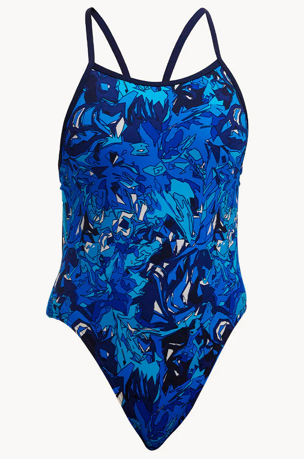 Girls True Bluey Single Strap One Piece - Image 3