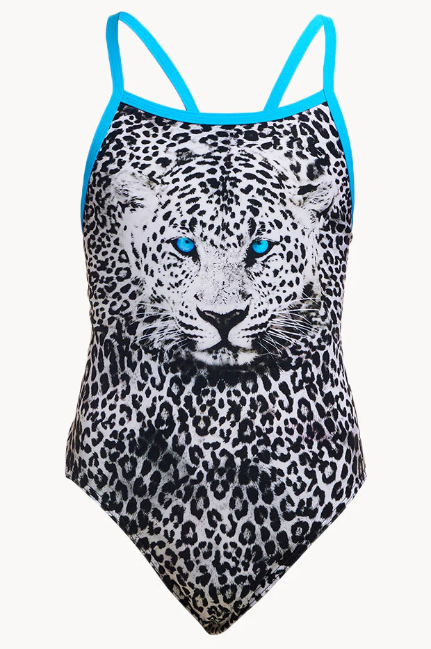 Girls White Walker Single Strap One Piece - Image 3