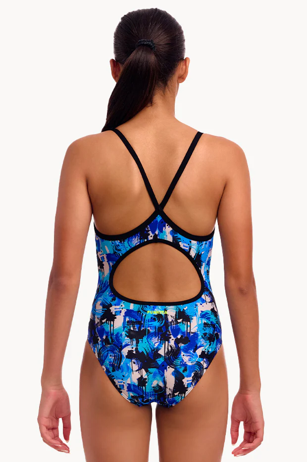 Girls You Messer Diamond Back One Piece - Image 2