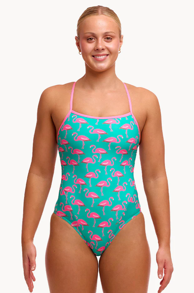 Go Flamingo Single Strap One Piece - Image 2