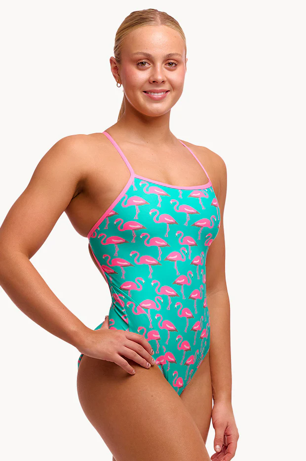 Go Flamingo Single Strap One Piece - Image 4