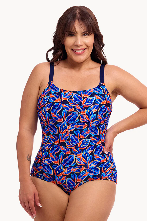 Leaf Blower Scoop Neck One Piece