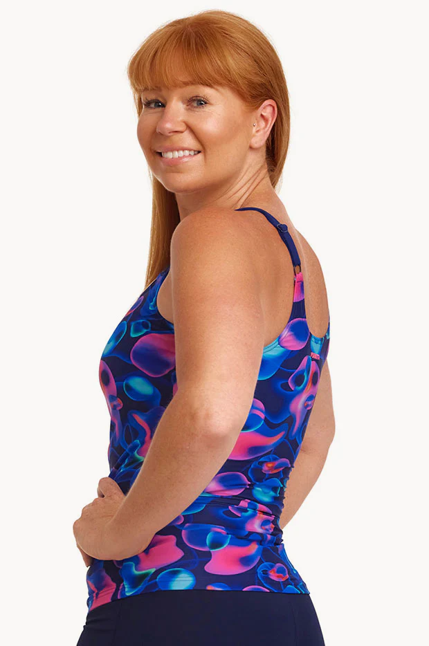 Liquid Lights Scoop Neck Tankini Separate - Image 2