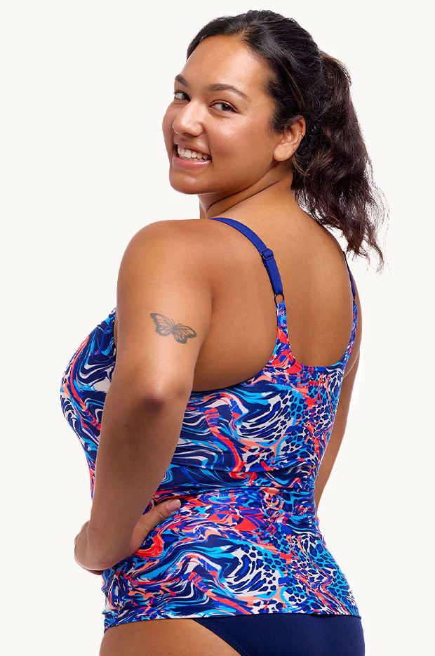 Mad Cat Scoop Neck Tankini Separate - Image 2