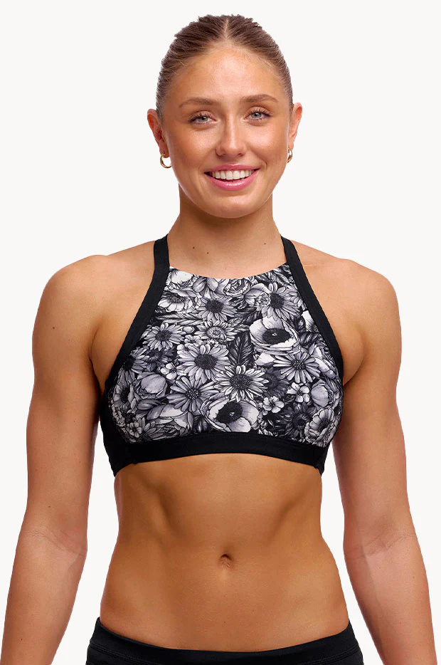 Nights Rose Hi Light Swim Top