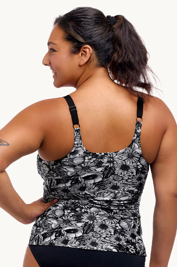 Nights Rose Scoop Neck Tankini Separate - Image 2