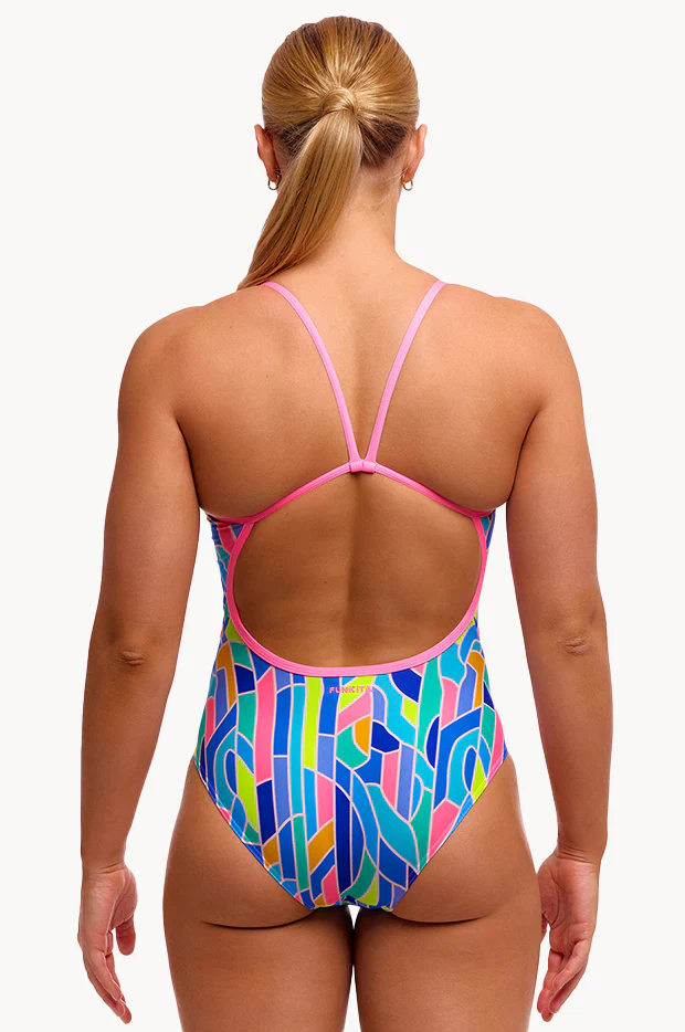 Pillared Single Strap One Piece - Image 2