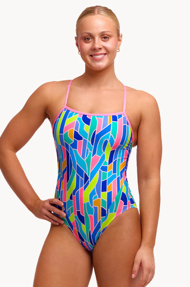 Pillared Single Strap One Piece - Image 3