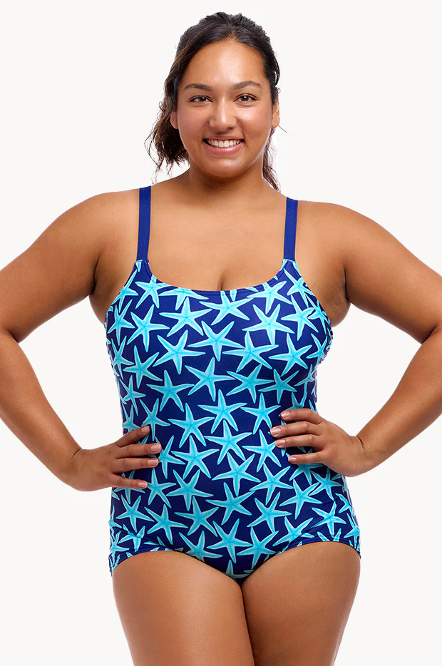 See Stars Scoop Neck One Piece