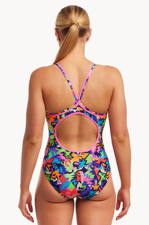 Sharp Edges Diamond Back One Piece - Image 2