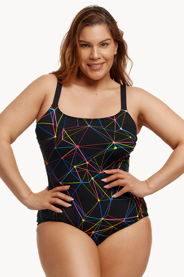 Star Sign Scoop Neck One Piece