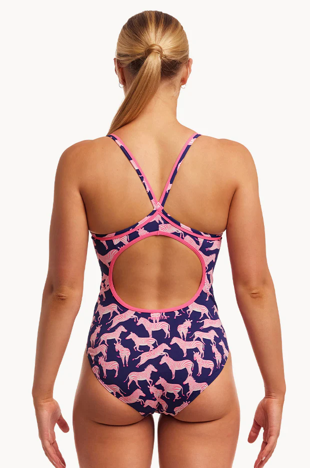 Sweet Stripes Diamond Back One Piece - Image 2