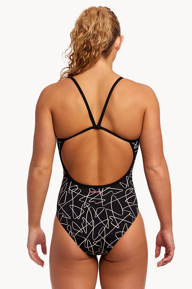 Texta Mess Single Strap One Piece - Image 2