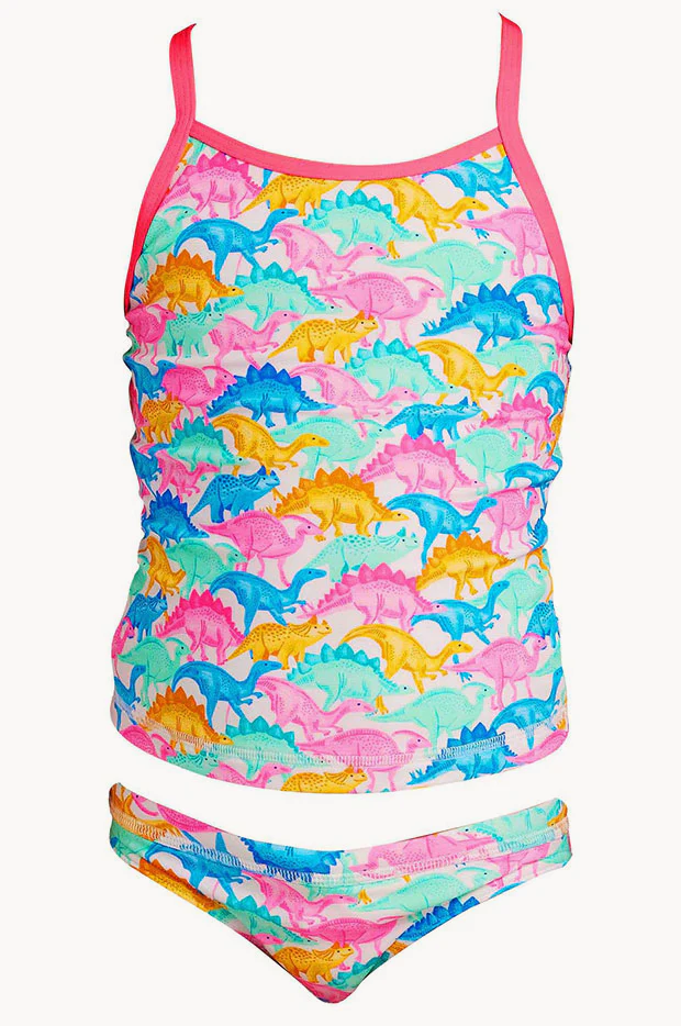 Toddler Girls Minisaurus Tankini Set - Image 3